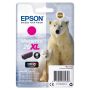 Epson Polar bear Singlepack Magenta 26XL Claria Premium Ink (C13T26334022) thumbnail
