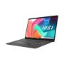 MSI Modern 15 F13MG-474BE Intel® Core™ i3 i3-1315U Laptop 39,6 cm (15.6") Full HD 16 GB DDR4-SDRAM 512 GB SSD Wi-Fi 6E (802.11ax) Windows 11 Home Grijs (9S7-15S121-474) thumbnail