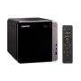 QNAP TS-453BT3 NAS Tower Intel® Celeron® J3455 8 GB DDR3L 0 TB QNAP Turbo System Zwart (TS-453BT3-8G) thumbnail