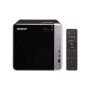 QNAP TS-453BT3 NAS Tower Intel® Celeron® J3455 8 GB DDR3L 0 TB QNAP Turbo System Zwart (TS-453BT3-8G) thumbnail