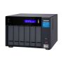 QNAP TVS-672XT NAS Tower Intel® Core™ i3 8 GB DDR4 0 TB QNAP QTS Zwart (TVS-672XT-I3-8G) thumbnail