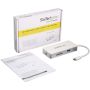 StarTech.com USB-C 4-in1 multiport adapter - SD (UHS-II) kaartlezer - 100W Power Delivery - 4K HDMI - GbE - 1x USB 3.0 (DKT3CHSD4GPD) thumbnail