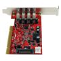 StarTech.com 4 Port PCI SuperSpeed USB 3.0 Adapterkaart met SATA/SP4 Voeding - Quad Port PCI USB 3 Controller Kaart - 5Gbps (PCIUSB3S4) thumbnail