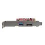 StarTech.com 2 poorts USB 3.1 (10Gbps) en eSATA PCIe kaart 1x USB-A en 1x eSATA (PEXUSB311A1E) thumbnail