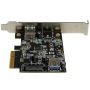 StarTech.com 2-Poorts USB 3.1 (10Gbps) kaart- USB-A, 1x externe, 1x interne PCIe (PEXUSB311EI) thumbnail