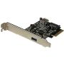 StarTech.com 2-Poorts USB 3.1 (10Gbps) kaart- USB-A, 1x externe, 1x interne PCIe (PEXUSB311EI) thumbnail