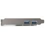 StarTech.com 2 poort USB 3.0 PCI Express controller kaart met SATA voeding (PEXUSB3S23) thumbnail