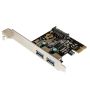 StarTech 2-Poort USB 3.0 PCI Express kaart met SATA voeding (PEXUSB3S23) thumbnail