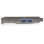 StarTech.com 4-poorts PCI Express USB 3.0 kaart 2 extern, 2 intern SATA-voeding (PEXUSB3S2EI) thumbnail