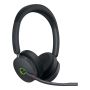 Yealink WH68 Headset Bedraad en draadloos Hoofdband Oproepen/muziek USB Type-C Bluetooth Zwart (1208738) thumbnail
