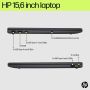 HP BN0M8EA#ABH laptop Intel® Core™ i7 i7-1355U 39,6 cm (15.6") Full HD 16 GB DDR4-SDRAM 1 TB SSD Wi-Fi 6 (802.11ax) Windows 11 Home Zilver (BN0M8EA#ABH) thumbnail