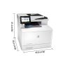 HP Color LaserJet Pro LaserJet Pro M479fdw Draadloos Multifunction Kleur Printer, Kopieerapparaat, scanner; dubbelzijdig (W1A80ABGJ) thumbnail