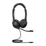 Jabra Evolve2 30 Headset Bedraad Hoofdband Kantoor/callcenter USB Type-C Zwart (23089-989-879) thumbnail