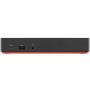 Lenovo 40AS0090SA laptop dock & poortreplicator Bedraad USB 3.2 Gen 1 (3.1 Gen 1) Type-C Zwart (40AS0090SA) thumbnail