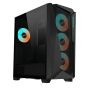 GIGABYTE C301 GLASS Midi Tower Zwart (GB-C301G-TYPE-C-V2) thumbnail