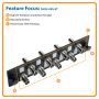 Eaton Tripp Lite Serie hochdichtes Glasfaser-Adapterpanel (MMF/SMF) (N492-08S-ST) thumbnail