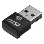 MSI AX1800 Nano WiFi USB Adapter WLAN 1201 Mbit/s (GUAX18N) thumbnail