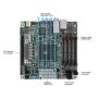 ASRock Mainboard X570D4I-2T mini-ITX Sockel AM4 Single (X570D4I-2T) thumbnail