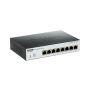 D-Link DGS-1100-08P netwerk-switch Managed L2 Gigabit Ethernet (10/100/1000) Power over Ethernet (PoE) Zwart (DGS-1100-08P) thumbnail