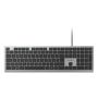 Kensington K75410PN toetsenbord Thuis/Werk USB QWERTY Grijs (K75410PN) thumbnail