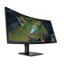 HP OMEN LCD 34c G2 curved VA 34 86,4 cm WQHD 3440x1440 1ms 185 Hz 400 nits2xHDMIDPVESA computer monitor 86,4 cm (34") 3440 x 1440 Pixels Wide Quad HD Zwart (AV4C1E9#ABB) thumbnail