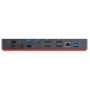 Lenovo 40AN0135DK laptop dock & poortreplicator Bedraad Thunderbolt 3 Zwart (40AN0135DK) thumbnail