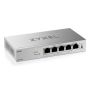 Zyxel GS1200-5HPV3 Managed L2 Gigabit Ethernet (10/100/1000) Power over Ethernet (PoE) Desktop Grijs (GS12005HPV3EU0101F) thumbnail