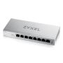 Zyxel GS1200-8HPV3 Managed L2 Gigabit Ethernet (10/100/1000) Power over Ethernet (PoE) Desktop Grijs (GS12008HPV3EU0101F) thumbnail