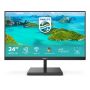 Philips E Line 245E1S/00 computer monitor 60,5 cm (23.8") 2560 x 1440 Pixels 2K Ultra HD LCD Zwart (245E1S/00) thumbnail