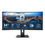 Philips B Line 346B1C/00 computer monitor 86,4 cm (34") 3440 x 1440 Pixels Quad HD LCD Zwart (346B1C/00) thumbnail