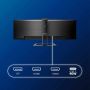 Philips P Line 499P9H/01 computer monitor 124 cm (48.8") 5120 x 1440 Pixels UltraWide Dual Quad HD LCD Zwart (499P9H/00) thumbnail