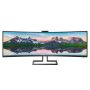 Philips P Line 499P9H/01 computer monitor 124 cm (48.8") 5120 x 1440 Pixels UltraWide Dual Quad HD LCD Zwart (499P9H/00) thumbnail