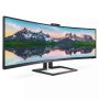 Philips P Line 499P9H/01 computer monitor 124 cm (48.8") 5120 x 1440 Pixels UltraWide Dual Quad HD LCD Zwart (499P9H/00) thumbnail