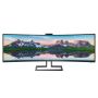 Philips P Line 499P9H/01 computer monitor 124 cm (48.8") 5120 x 1440 Pixels UltraWide Dual Quad HD LCD Zwart (499P9H/00) thumbnail