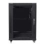 LANBERG FF01-6615-12B Lanberg rack cabinet 19 15U/ 600x600mm black (glass door) (FF01-6615-12B) thumbnail