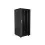Lanberg rack FF01-6627-12B 27U 19 Inch 1390 x 600 x 600 mm upright glass 800 kg black (FF01-6627-12B) thumbnail
