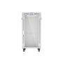 LANBERG 19/22U 600x800 grey LCD flat pack glass door V2 rack cabinet (FF01-6822-12SL) thumbnail