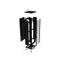 Lanberg Installation rack 19 42U 800x1000 black, LCD glass door (Flat pack) (FF01-8042-12BL) thumbnail