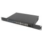 Lanberg 16-poorts 100MB PoE Switch met 2 Gigabit Combo 150W (RSFE-16P-2C-150) thumbnail