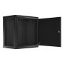 Lanberg 19" Wall-Mount Rack Cabinet 12U 600x450 met Metalen Deur (WF01-6412-00B) thumbnail