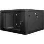 Lanberg 19 inch Wandschrank 6U 600x600 Glastür zwart (WF01-6606-10B) thumbnail