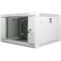 Lanberg 19" Rack Wandschrank 6U 600x600 met glastür grijs (WF01-6606-10S) thumbnail