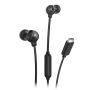 Motorola EARBUDS3CS hoofdtelefoon/headset Bedraad In-ear Oproepen/muziek USB Type-C Zwart (EARBUDS3CS) thumbnail