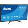 iiyama ProLite X4373UHSU-B2 computer monitor 109,2 cm (43") 3840 x 2160 Pixels 4K Ultra HD LED Zwart (X4373UHSU-B2) thumbnail