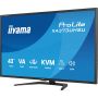 iiyama ProLite X4373UHSU-B2 computer monitor 109,2 cm (43") 3840 x 2160 Pixels 4K Ultra HD LED Zwart (X4373UHSU-B2) thumbnail