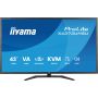 iiyama ProLite X4373UHSU-B2 computer monitor 109,2 cm (43") 3840 x 2160 Pixels 4K Ultra HD LED Zwart (X4373UHSU-B2) thumbnail