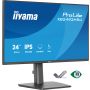 iiyama ProLite XB2493HSU-B1 computer monitor 60,5 cm (23.8") 1920 x 1080 Pixels Full HD LED Zwart (XB2493HSU-B1) thumbnail