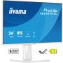 iiyama ProLite XB2497HSU-W1 computer monitor 60,5 cm (23.8") 1920 x 1080 Pixels Full HD LED Wit (XB2497HSU-W1) thumbnail