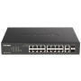 D-Link DGS-1100-18PV2 netwerk-switch Managed L2 Gigabit Ethernet (10/100/1000) Power over Ethernet (PoE) 1U Zwart (DGS-1100-18PV2) thumbnail