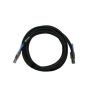 QNAP CAB-SAS30M-8644 Serial Attached SCSI (SAS)-kabel 3 m Zwart, Metallic (CAB-SAS30M-8644) thumbnail